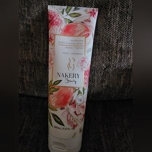 Brand new Nakery Beauty SkinRestore Body and hand wash.  Rose & Romance. 9.8oz